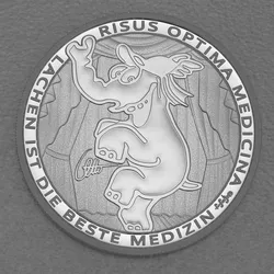 Silbermünze 1oz "Risus Optima Medicina" 2022 Ottifanten – Funnyfant diff. (Tuvalu)