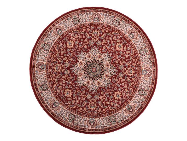 Wollteppich Dolna Rund Rot/Rot Ø 200cm Wolle