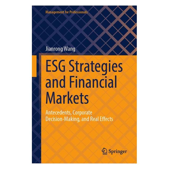 Springer ESG Strategies and Financial Markets (Englisch, Hardcover, Jianrong Wang) (64882032)