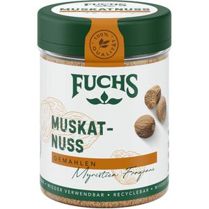 Fuchs Muskatnuss in der Dose, gemahlen, 50 g