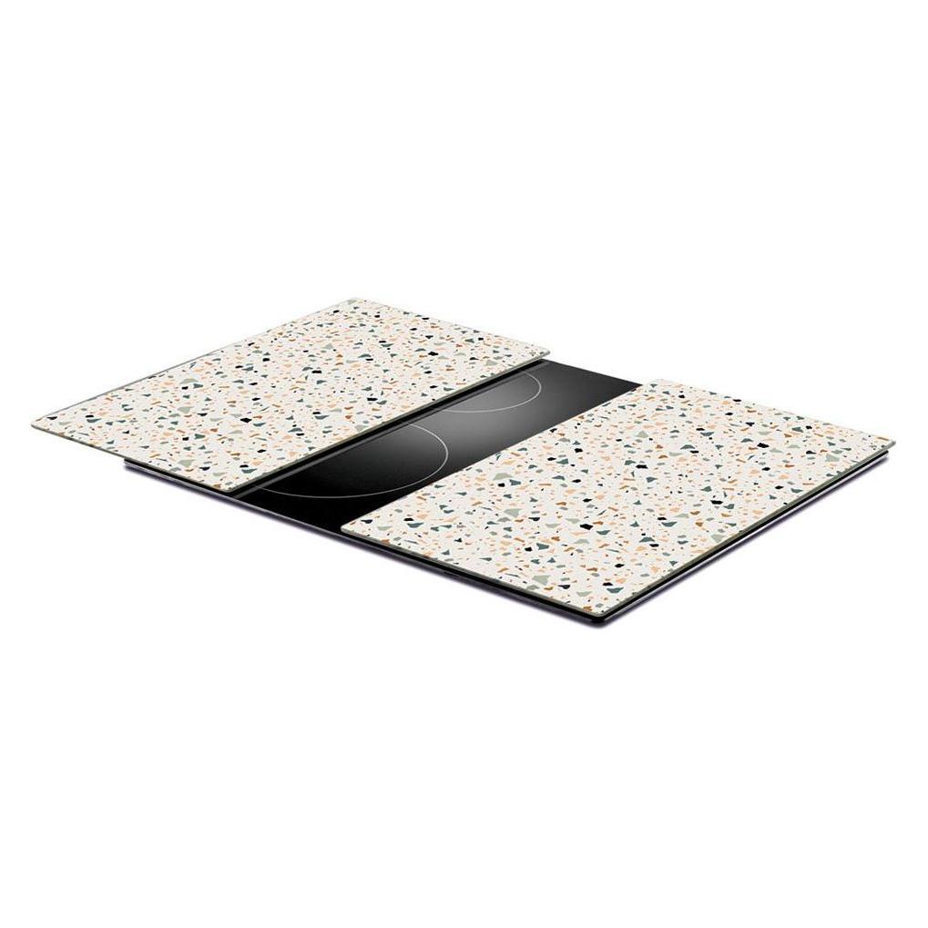 Zeller Present Herdabdeck-/Schneideplatten-Set "Terrazzo" (52 x 30 cm) (26334-135945.1000)