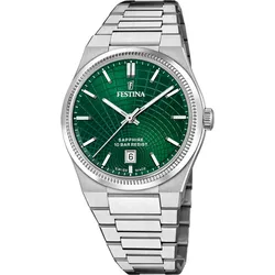 Festina Quarz Herren Nueva i-size F20051/E - grün,silber - 40mm
