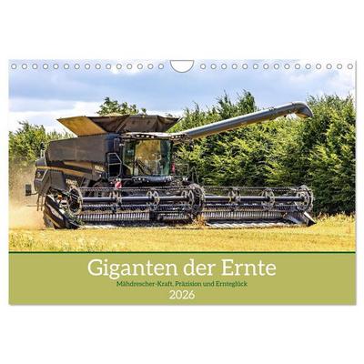 Giganten der Ernte (Wandkalender 2026 DIN A4 quer), CALVENDO Monatskalender