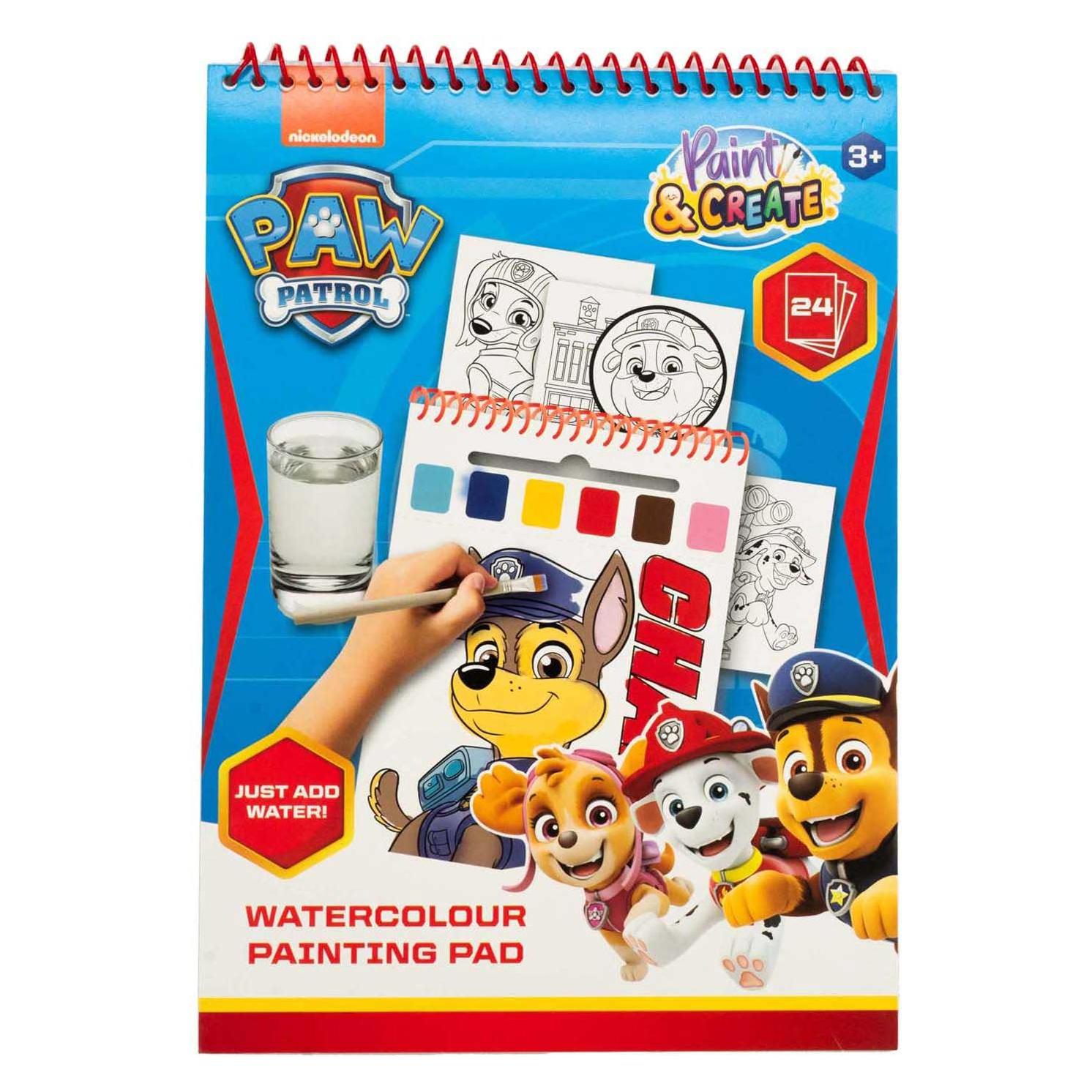 Canenco PAW Patrol Aquarellfarben-Set-Buch - inkl. Pinsel (62072242)