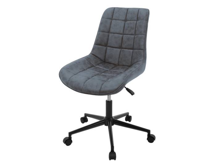 Ml-Design Bürostuhl Kunstleder anthrazit, Anthrazit, Metall, 53x97x60 cm, Büromöbel, Bürostühle, Drehstühle