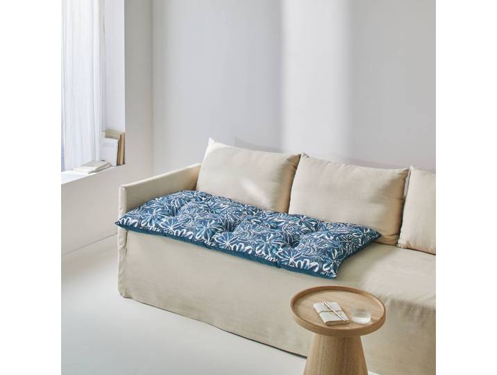 Long coussin déco imprimé feuillage - Blancheporte