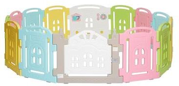 Dream On Me 14 Panel Groovy Play Center - Multicolor