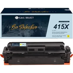 G&G Select XL-Premium-Toner kompatibel zu HP 415X/ W2032X (MIT CHIP) gelb