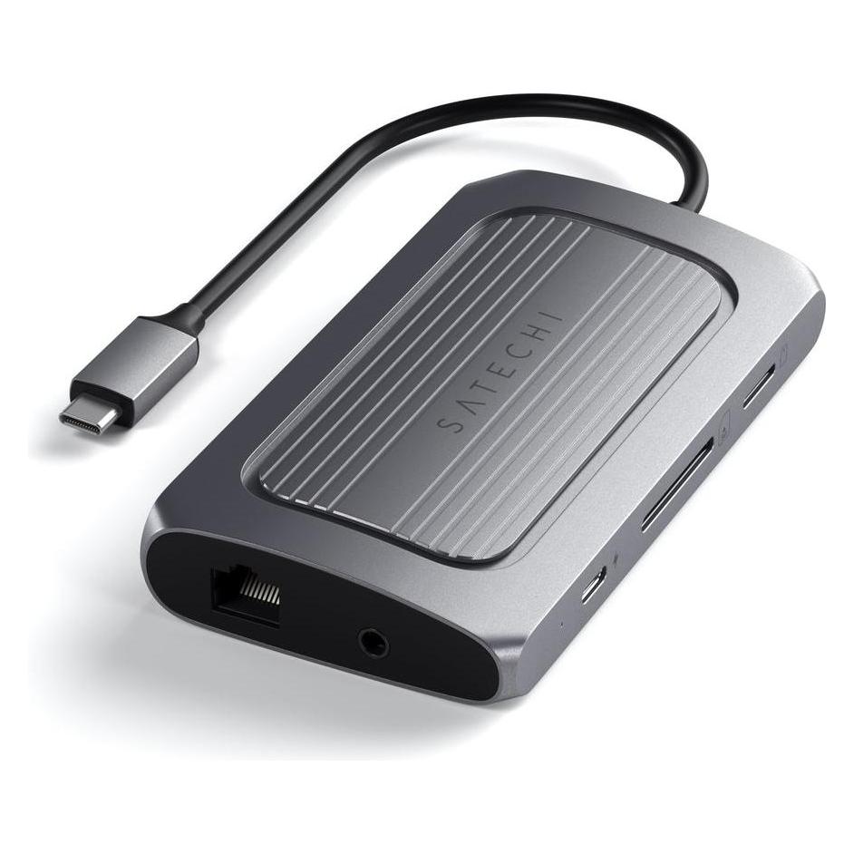 Satechi Usb4 Multiport Adapter With (USB-C, 9 Ports) (ST-U4MA3M)