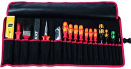 PARAT Sacoche roulante à outils 20 compartiments L740xH330mm nylon noir/rouge (5990829991)