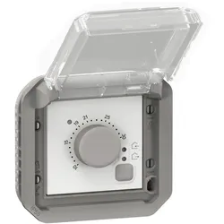 Legrand 069508L Plexo New Einsatz elektronischer Thermostat in der Farbe: Grau/ Ultraweiß