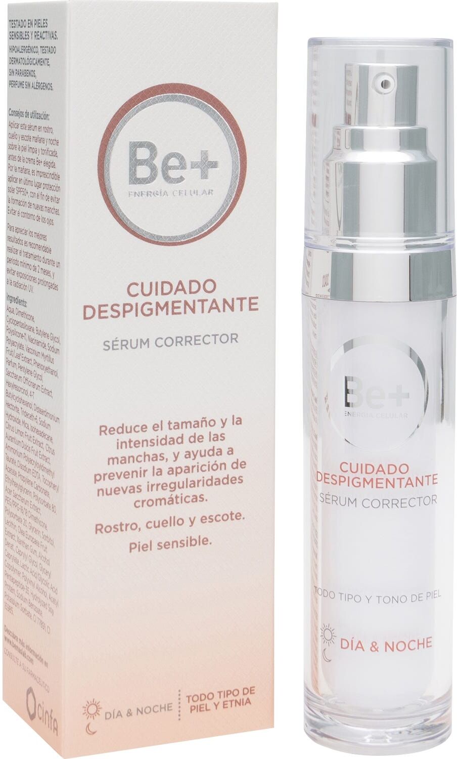Be+ Cuidado Despigmentante sérum corrector30ml