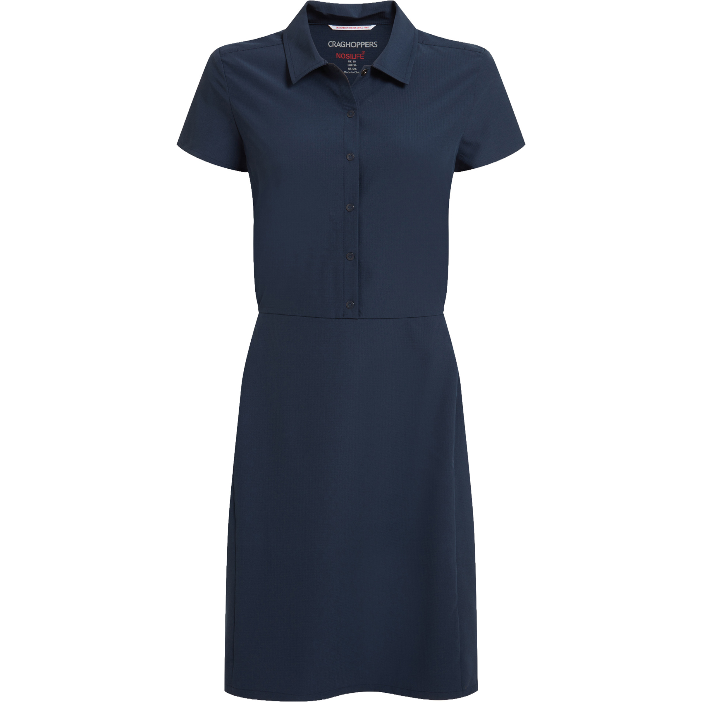 Craghoppers Nosilife Pro IV Kleid Damen Kleider beige Größe XS Lifestyle Elastisch