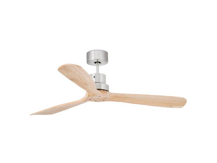 FARO BARCELONA Deckenventilator Lantau, kiefer Lantau, Holz hell, für Wohn- / Esszimmer, Holz, Modern