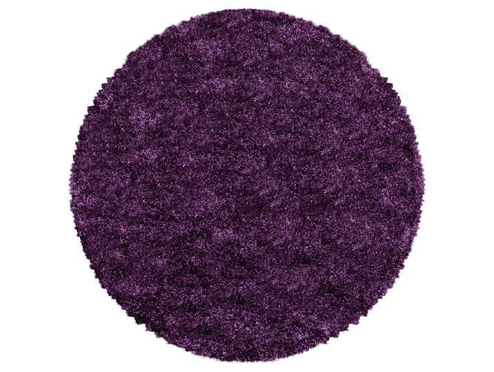 Hochflorteppich Fluffy rund Ø 160cm Violett/Violett