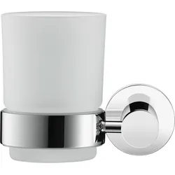Duravit D-Code Zahnputzbecher, wandhängend, links, 0099191000, Farbe: Chrom