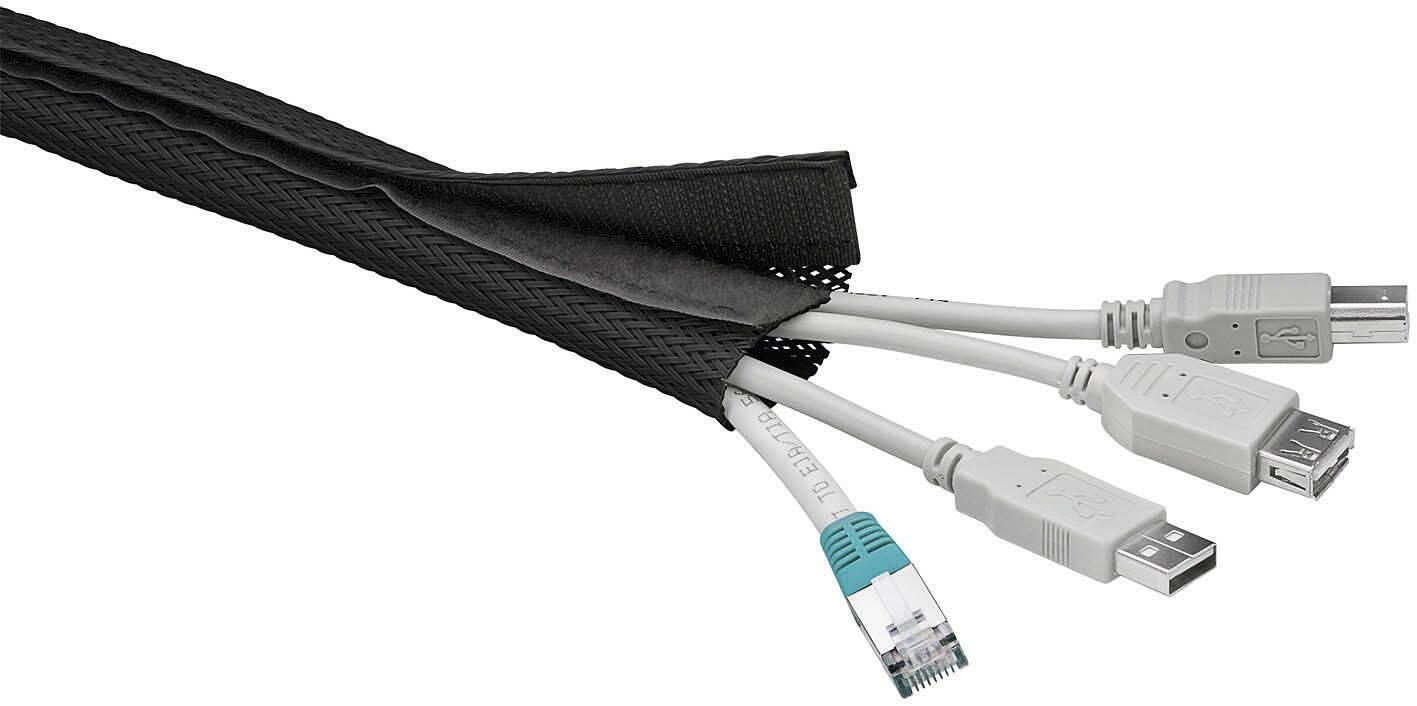 goobay Kabelmantel CM WireSleeve schwarz 51919