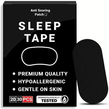 Uplift Essentials Hypoallergenic Micropore Mouth Tape Gentle Skin Adhesive 30pcs