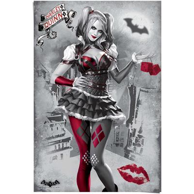 Poster REINDERS "Batman Harley Quinn", weiß (farbe bild(er): weiß), B:61cm H:91,5cm, Papier, Bilder, Poster