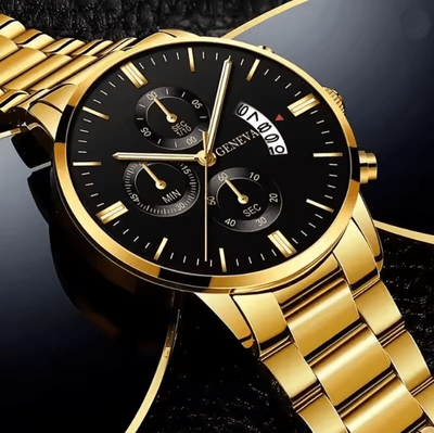 Inspire Essentials Stainless Steel Luxury Quartz Watch a
