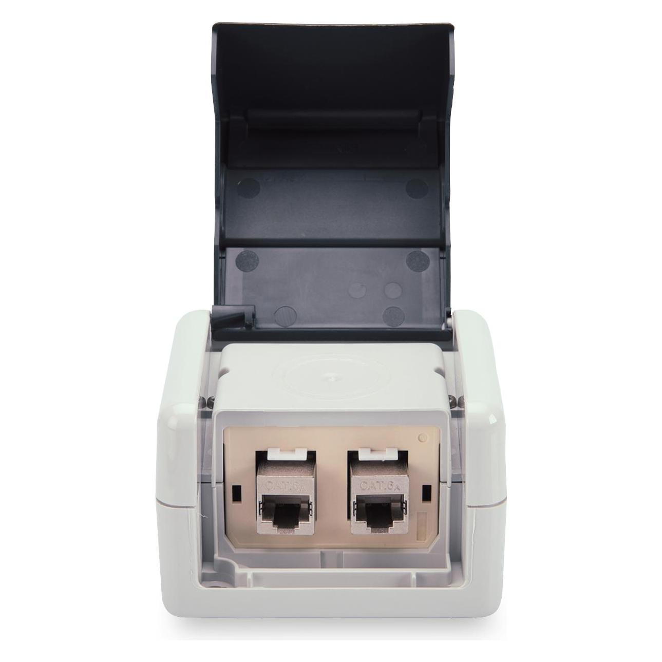 Digitus Einsatz für 2x Keystone für DN-93844-OD für 2x RJ45 Keystone Module (Keystone Modulhalter) (DN-93844-OD-1)