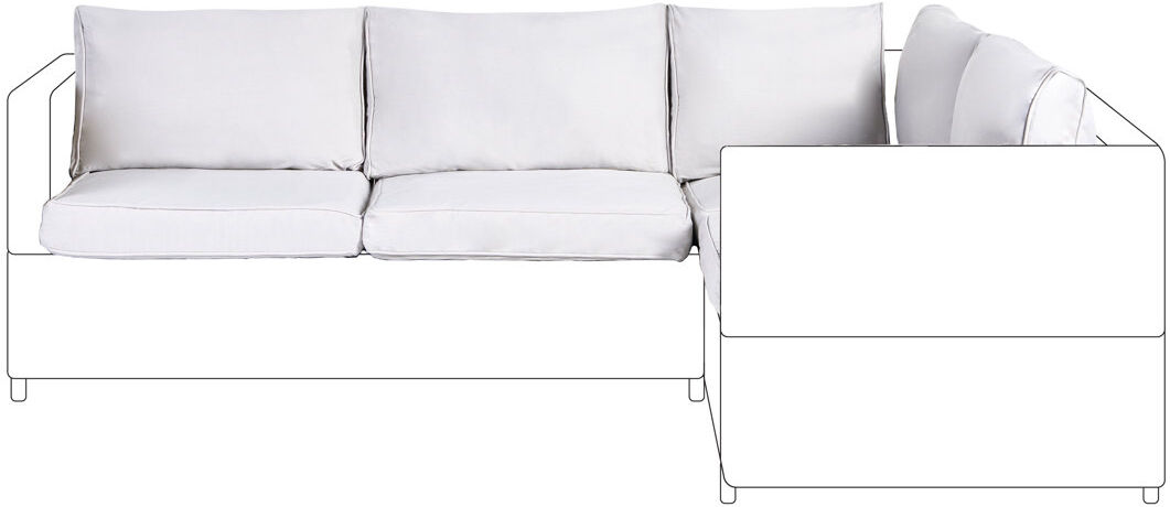 17 Stories Outdoor Cushion Cover Set AVOLA Light Grey Grey 64cm W