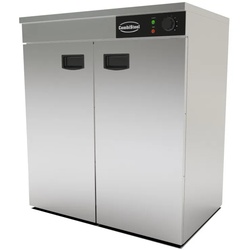 Combisteel Wärmeschrank für Teller 2 Türen aus Edelstahl 750x485x850mm