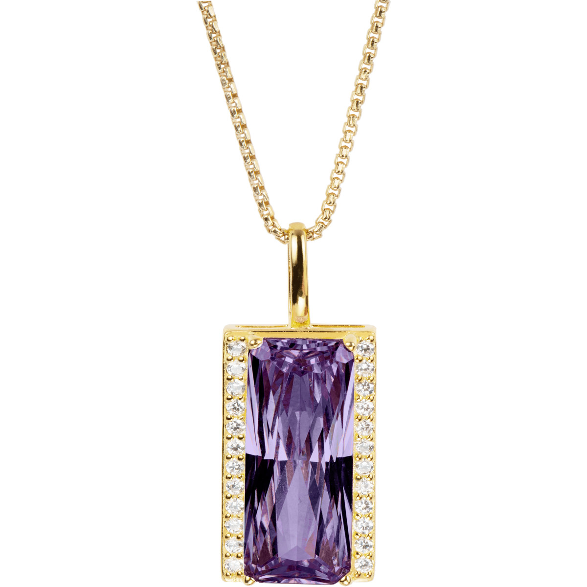 Jacques Lemans Kette Sterlingsilber vergoldet mit Zirkonia