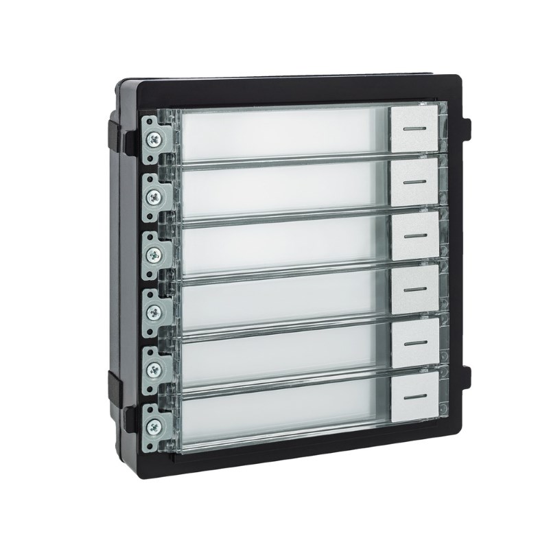 ABUS Video-Türsprechanlage ModuVis - Klingelmodul (6-fach) TVHS20020