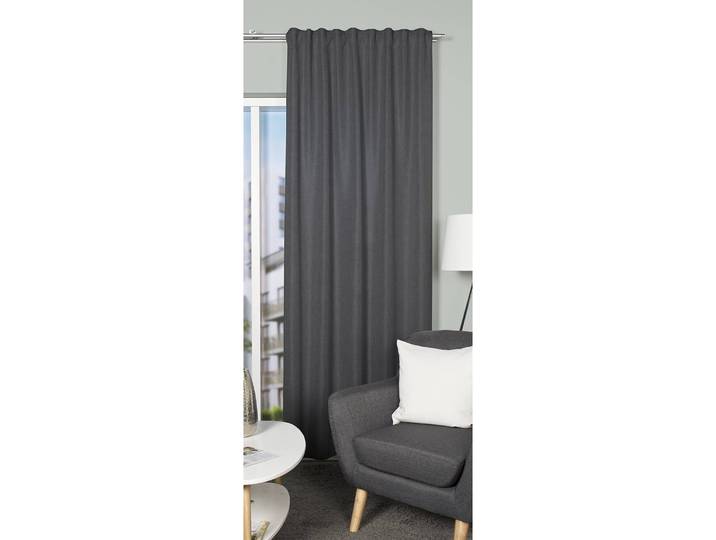 Rideau Oxford 135 x 145cm Noir/Noir