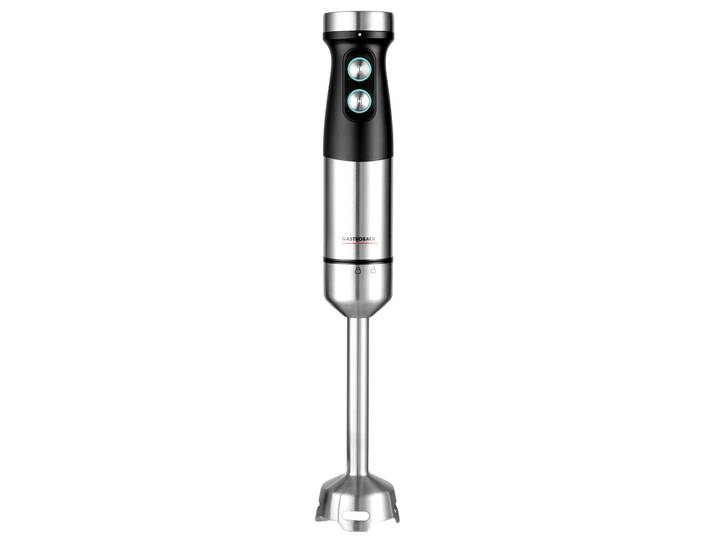 GASTROBACK Stabmixer 40972 Design Power Set 5-in-1 , silber (silber, schwarz), B:5,6cm H:40,2cm T:5,6cm, Mixer, Stabmixer