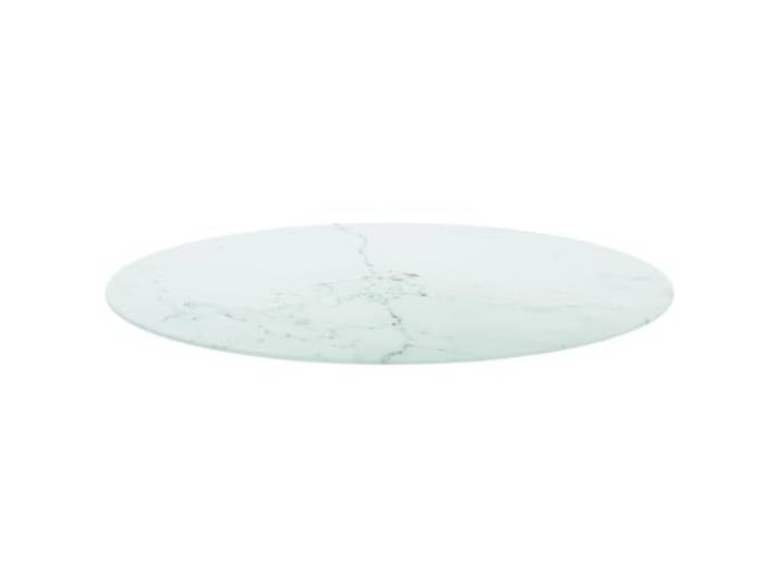 GKHPYURE Tischplatte weiß 90 x 1 cm gehärtetes Glas Design Marmor Marmor-Design, gehärtetes Glas, weiße Oberfläche, leicht zu reinigen, feuchtes Tuch, Esstische, Couchtische, Oberfläche