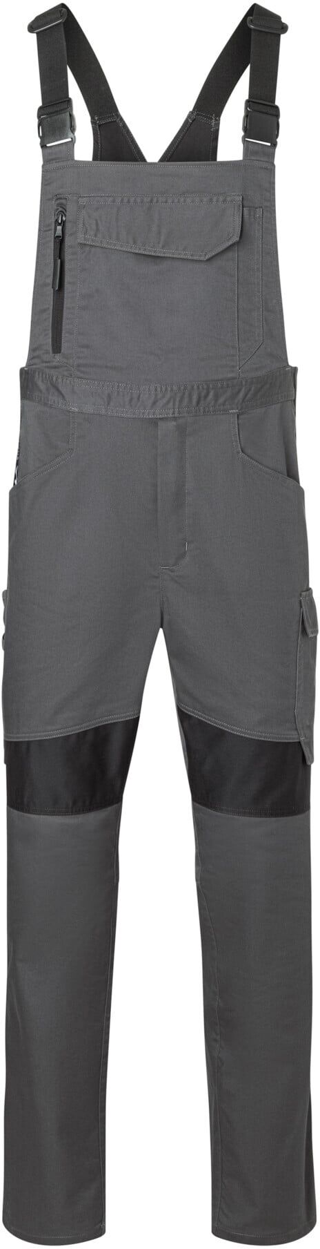 KÜBLER Latzhose REFORCE dunkelgrau/schwarz 54L ; Kübler Workwear (3260 3342-9899-54L)