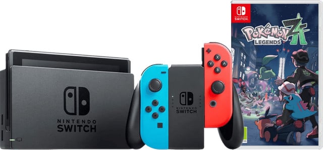 Nintendo Switch Rood/Blauw met Pokémon Legends: Z-A