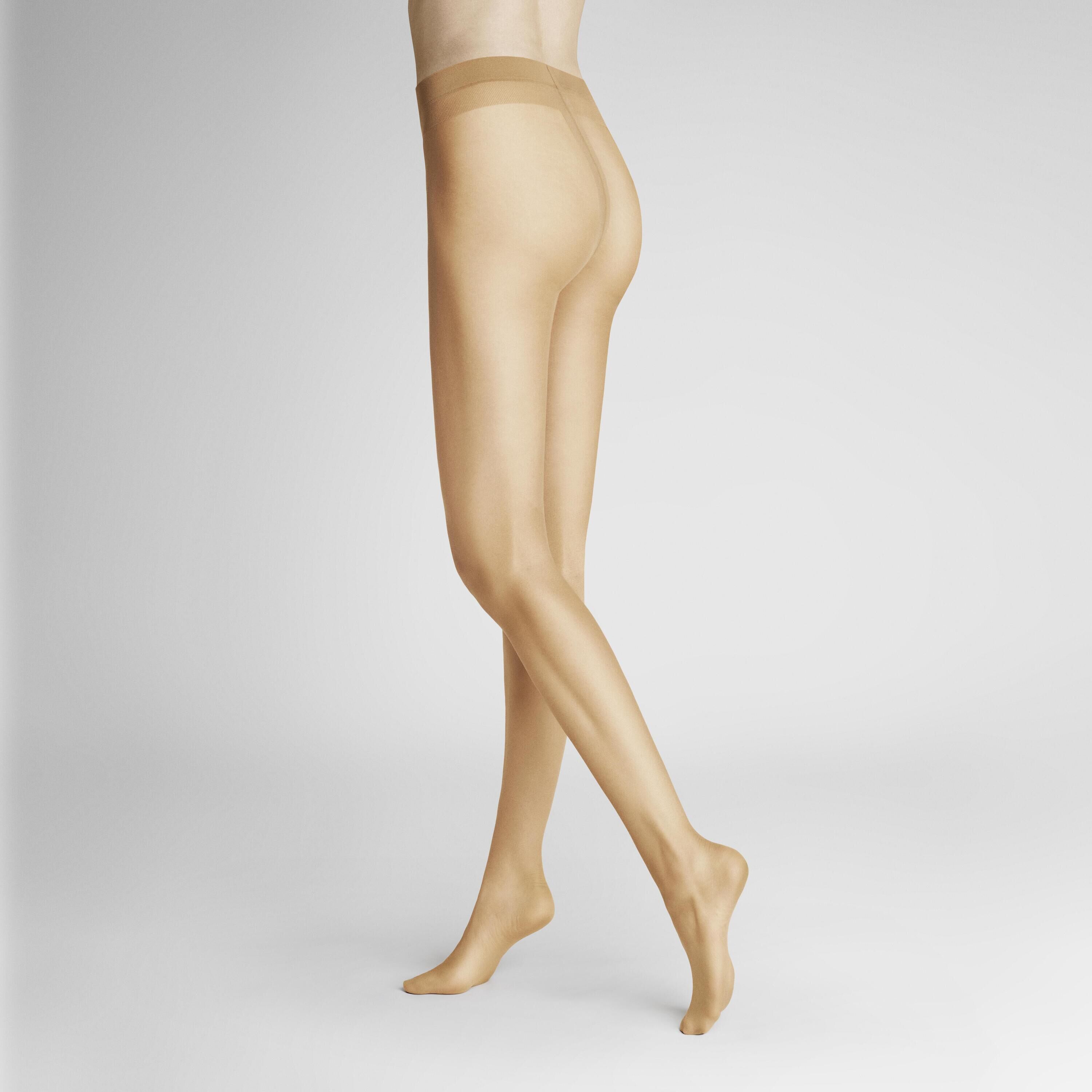 Feinstrumpfhose HUDSON "LIGHT 8", Damen, Gr. S, beige (make, up), Obermaterial: 64% Polyamid, 36% Polyurethan, elastisch, Strumpfhosen Feinstrumpfhose, ultra-transparent und schimmernd make, up S