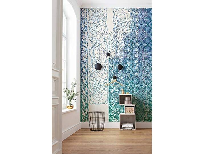 Komar Poster XXL Impression Numérique\, 250cm x 280cm\, Art Nouveau Bleu
