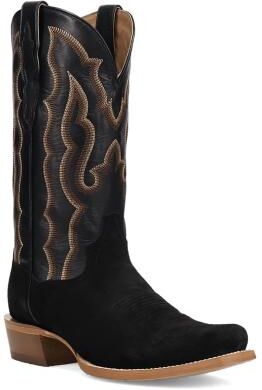 Dan Post Boots Barren (Men's) Casual in Black/Suede, Size 11 EW, Leather