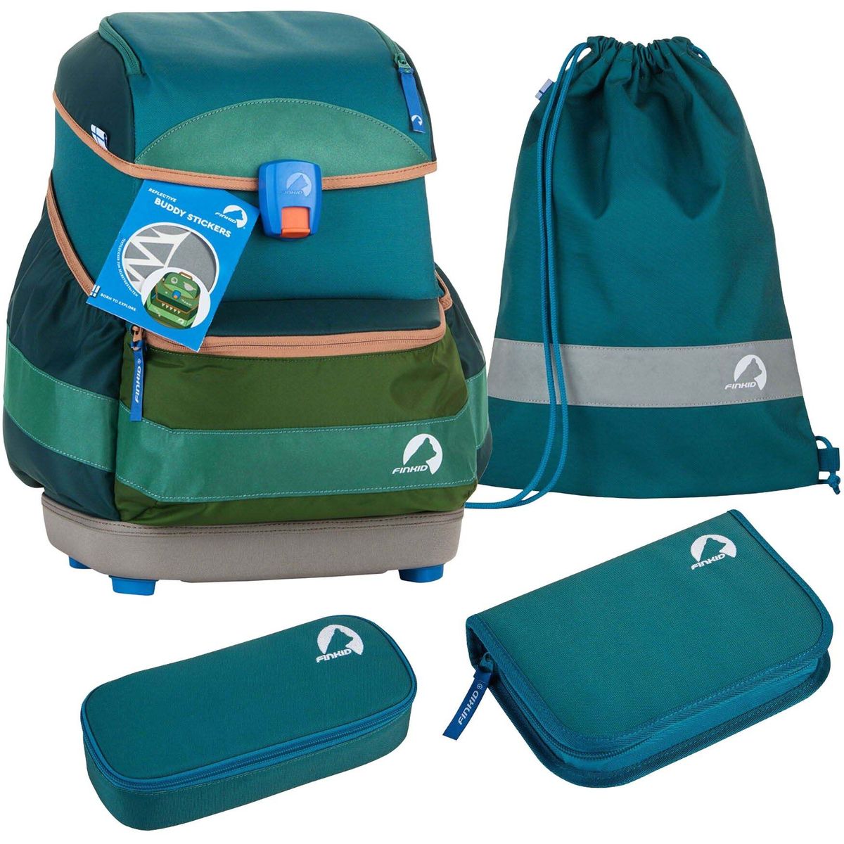 Finkid Buddy EKO Sport jungle mix (340000) onesize 8000211-340000-onesize
