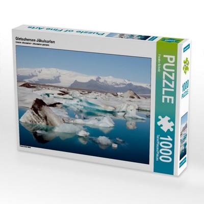 CALVENDO Puzzle Gletschersee Jökulsarlon | 1000 Teile Lege-Größe 64x48cm Foto-Puzzle für glückliche Stunden