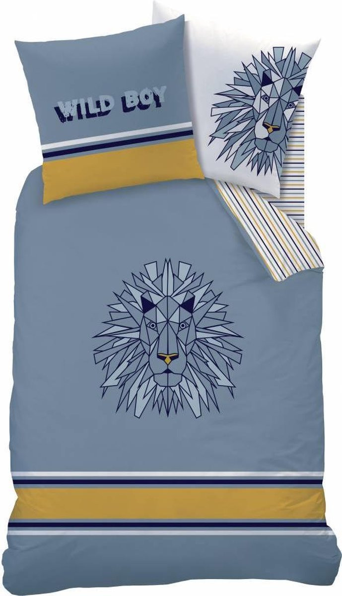 Matt & Rose Wild Dekbedovertrek Eenpersoons Multi 140 x 200 cm