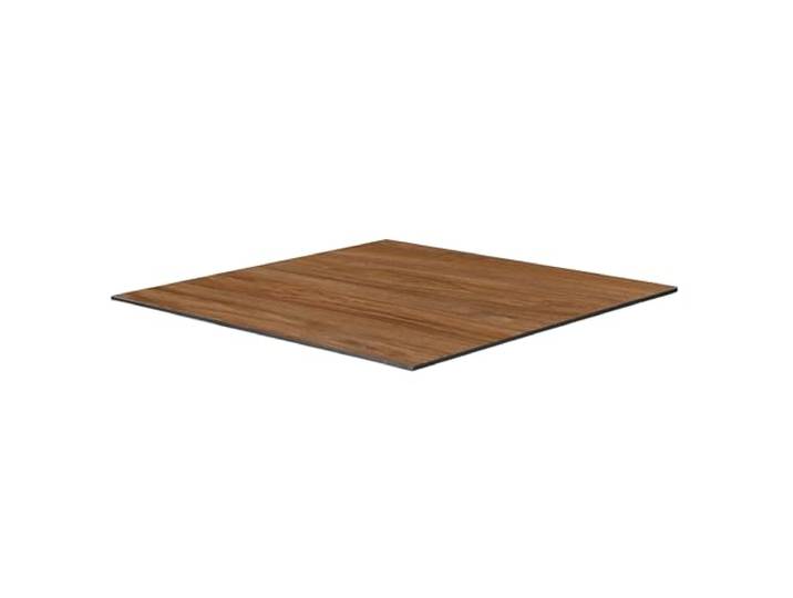 Oviala Plateau de Table stratifié 70x70 cm Bois ambré