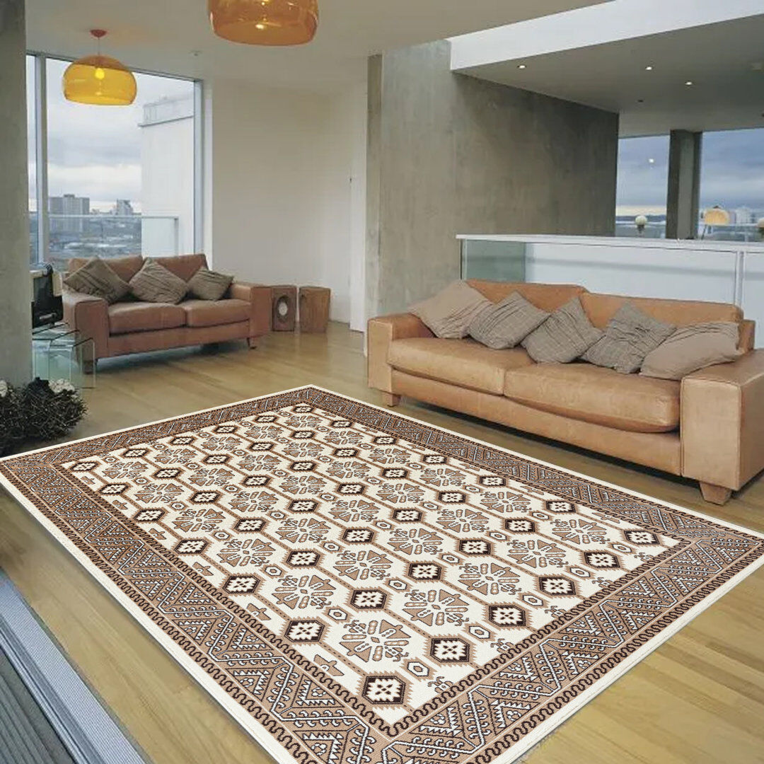 Brayden Studio Area Rug Cream Rectangle 150cm x80cm