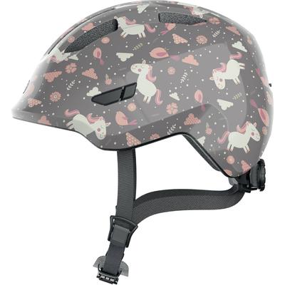 Kinderfahrradhelm ABUS "SMILEY 3.0" Gr. S, grau (grau horse), Helme, Kinder, S Kopfumfang: 45cm - 50cm