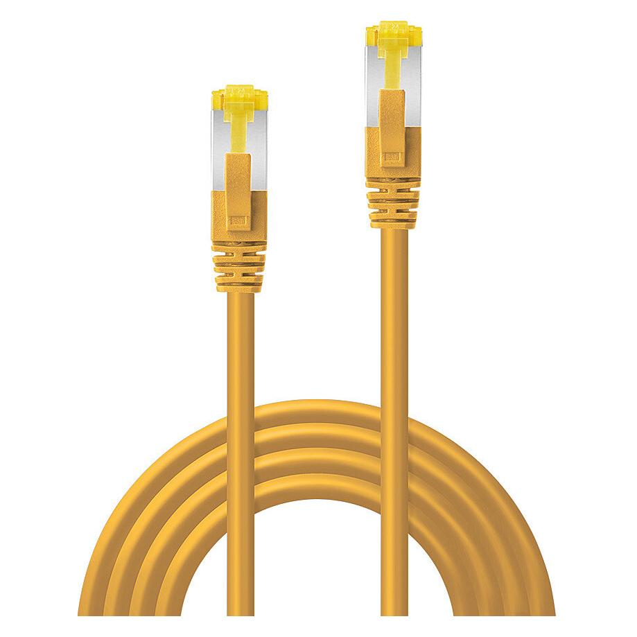 Lindy 5m RJ45 S/FTP LSZH Netzwerkkabel, Gelb Cat.6A Stecker,Cat.7 Rohkabel (S/FTP, CAT6a, 5 m) (47665)