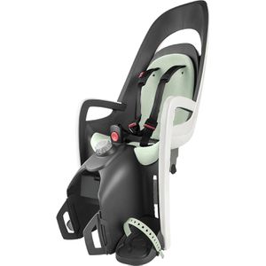 Hamax Fahrrad-Kindersitz Caress, 9 - 22 kg Traglast, weiß/mint, Gepäckträgermontage