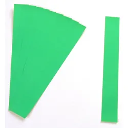 ULTRADEX Einsteckkarten für 9,5mm Einsteckschiene 40x7,5mm VE=420 Stück hellgrün