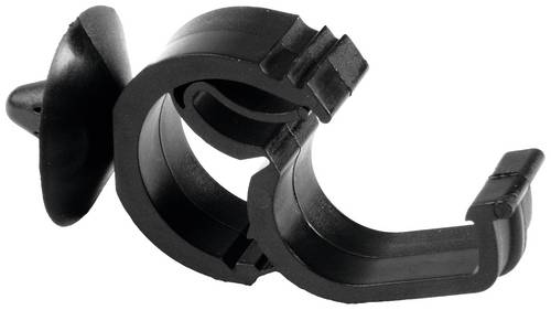 HellermannTyton AHC2AH-PA66HIRHS-BK Kabelhalter 151-02881 Bündel-Ø-Bereich 11 bis 20mm selbstverschließend, hitzestabil