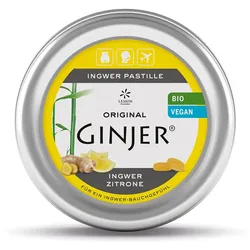 Ingwer Ginjer Pastillen Bio Zitrone 40 g