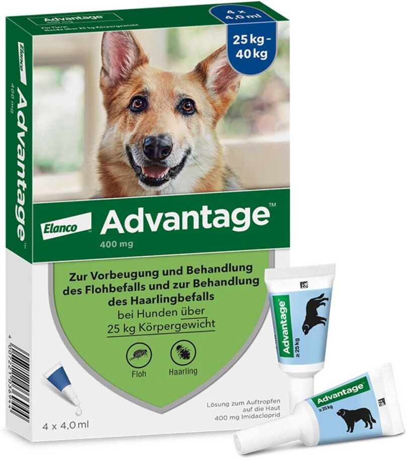 Advantage Spot-On für Hunde von 25 bis 40 kg Körpergewicht 1X4stk