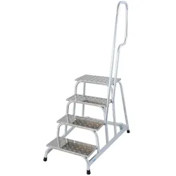 Krause STABILO mobiler MontageTritt, 4 Stufen, Arbeitshöhe 2,80 m